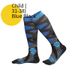 Kids & Teens Thermal Ski Socks - Moisture-Wicking, Anti-Slip, Cushioned For Winter Sports & Hiking (Unisex, Mid-Calf, Striped/3D Patterns)_desvips.com