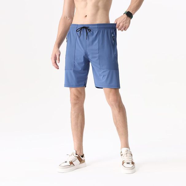 2026 Woven Shorts With Stretch, Antibacterial And Cool Feeling, Outdoor Breathable, Sports And Quick Drying Running Shorts_desvips.com