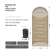 Camping Envelope Sleeping Bag Winter Outdoor Camping Adult Sleeping Bag Travel Mountaineering Sleeping Bag_desvips.com