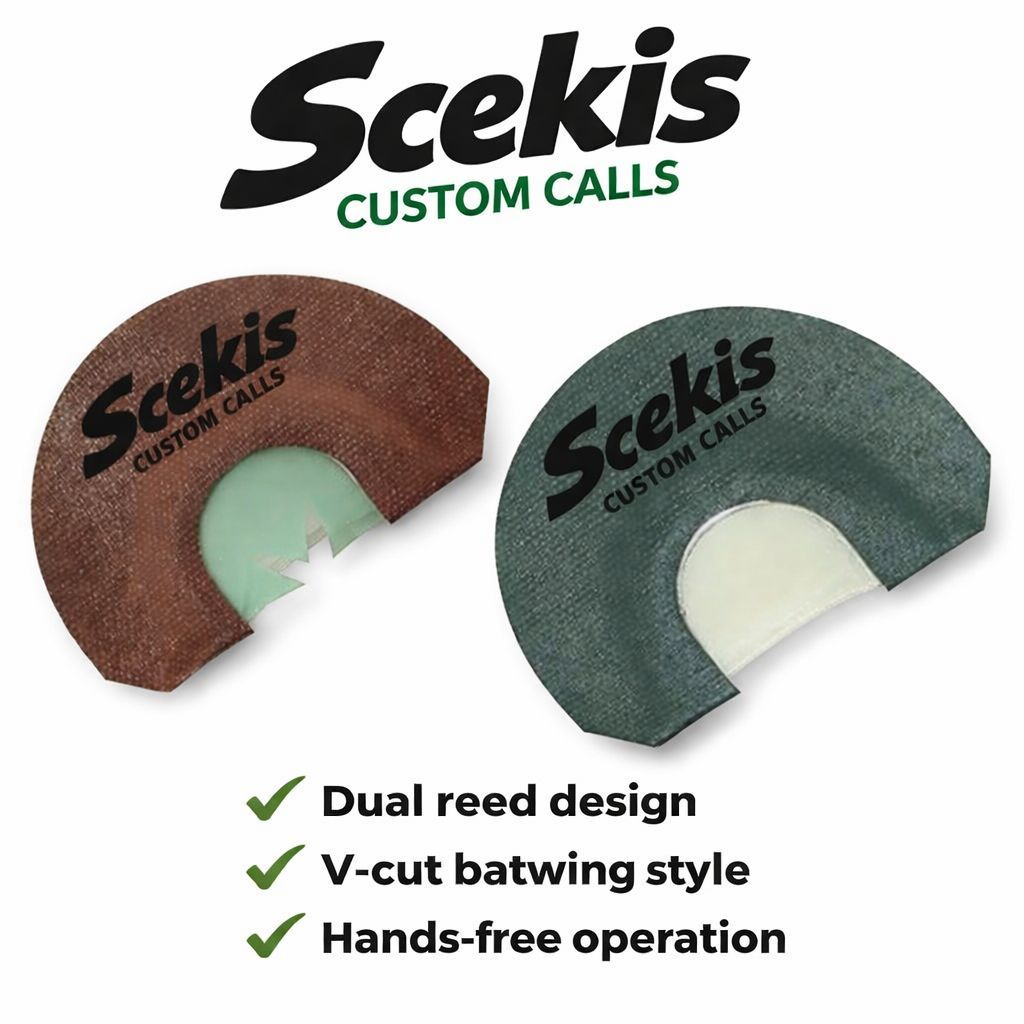 Realistic Diaphragm Turkey Mouth Calls For Hunting Easy Blow High Volume Calls For Beginners & Pros_desvips.com