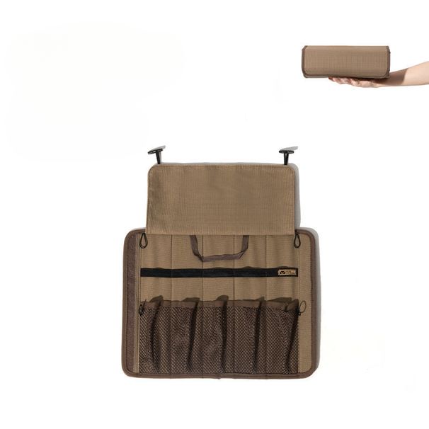 Mugod Outdoor Picnic Tableware Portable Exquisite Camping BBQ Cooking Utensils Set Storage Bag_desvips.com