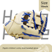 Baseball Glove Full Pigskin Youth Children Adult Beginner Infield Outfield Softball Soft Training Sports Class Ready To_desvips.com
