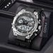 Teenage Sports Men, Waterproof Multifunctional Electronic For Middle And High School Students, Cool Men's Watch_desvips.com