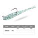 Lead Head Soft 7cm 5g Fork Tail Small Gray Simulation Bait Warble Mouth Mandarin Fish Bass Bionic Fishing Lure_desvips.com
