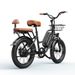 KICKWEY LD20 Urban Electric Bike With 48V 20Ah Removable Battery, Front Basket & Rear Seat_desvips.com