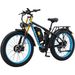 KETELES K800 PRO Full Suspension Electric Bike, 48V 23Ah Battery,Hydraulic Disc Brakes_desvips.com