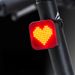 Bicycle Night Road Tail Rechargeable Smart Sensor Creative Heart Light Mountain Bike Riding Gear_desvips.com