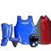 Professional Sanda & Combat Sports Protective Gear Set – Full-Body Polyester Armor For Adults/Kids – Red/Blue_desvips.com