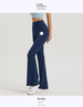 lycra Nude No Size Yoga Bell Bottoms Female High Waist Hip Lift Yoga Clothes Fitness_desvips.com