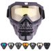 Motorcycle Goggles With Detachable Ace Mask ATV Dirt Bike Racing Eyewear_desvips.com