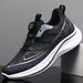 Casual New Gradient Color Youth Sports Breathable Ultra-Light Bottom Rotating Button Men's Running Shoes_desvips.com