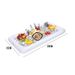 Inflatable Floating Cooler Bar - Party Ice Tray For Drinks & Snacks (Waterproof PVC 6 Bottle Holders & Fruit Compartment Quick-Freeze Technology)_desvips.com