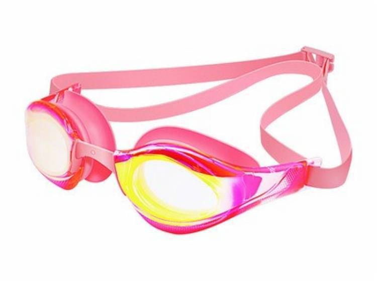 Adult swimming goggles mesh pattern magic color neutral high-definition silicone diving swimming supplies_desvips.com
