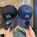 Unisex USB Rechargeable Cooling Fan Baseball Cap, UV Protection Breathable Mesh Sun Hat For Men & Women Outdoor Fishing Gardening_desvips.com