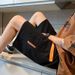 Ice Silk Breathable Summer Shorts Trendy Brand Letter Embossed Five-Point Casual Pants Men's Youth Sports Mid-Shorts_desvips.com