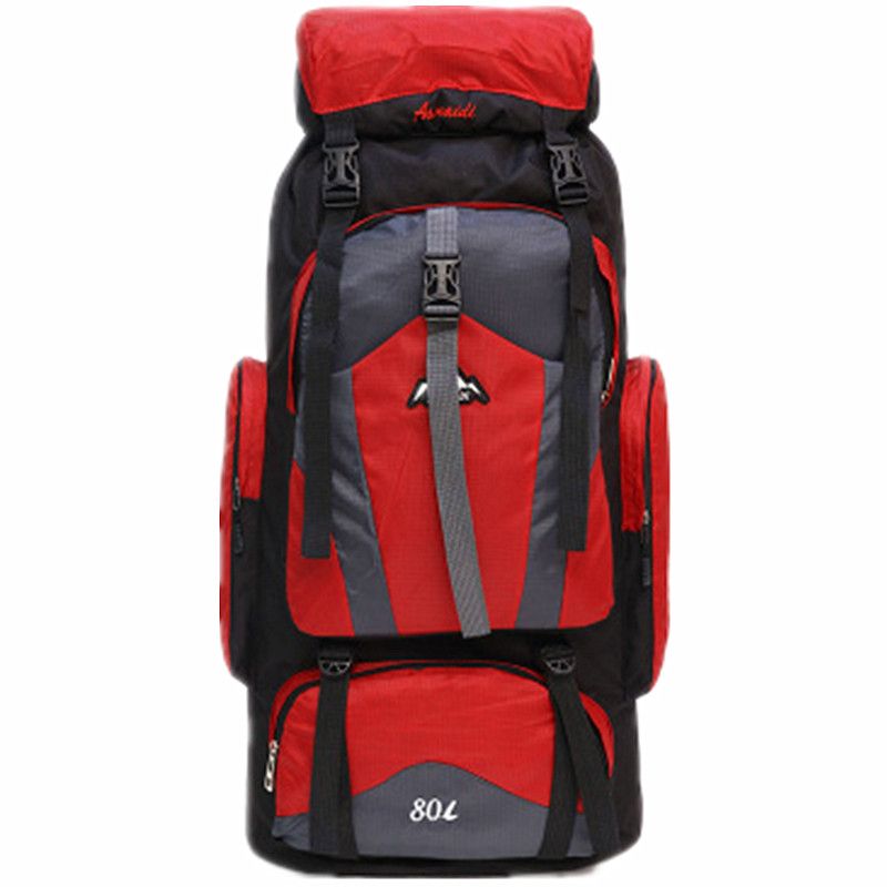 80 L Men's Portable Outdoor Waterproof Mountaineering Bag_desvips.com