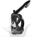 Single tube full dry snorkeling mask for children diving mirror with large frame_desvips.com