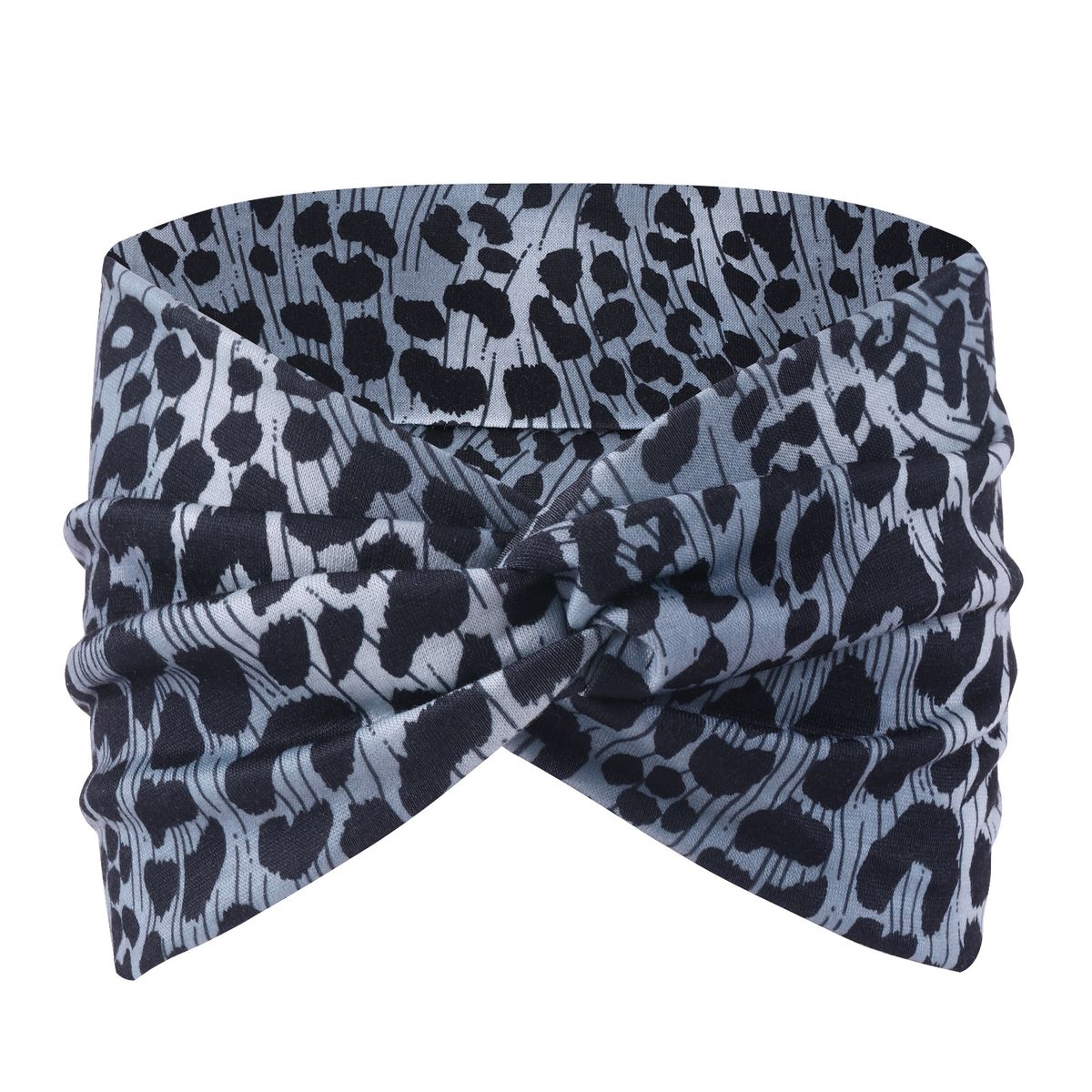 Women's Bohemian Printed Elastic Headband Sports Yoga Sweat Absorbent Cross Hair Accessory_desvips.com