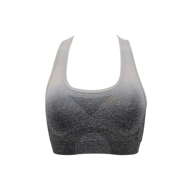 Fitness Running Outerwear Vest Shock Absorption Yoga Push Up Dyeing Seamless Wireless Sports Bra For Women_desvips.com
