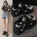 ins Korean Version Of The New Daddy Female 2024 Autumn Student Sports Running Casual Heightening Shoes_desvips.com