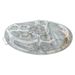 Glitter Transparent Inflatable Drink Holder & Snack Tray - Multi-Functional Pool Float For Parties (Durable PVC 360° Floating Design)_desvips.com