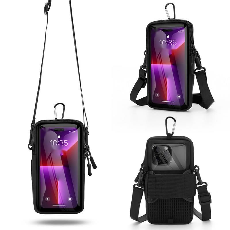 Outdoor Running Arm Sports Fitness Equipment Wrist Crossbody Waist Hanging Phone Storage Bag_desvips.com