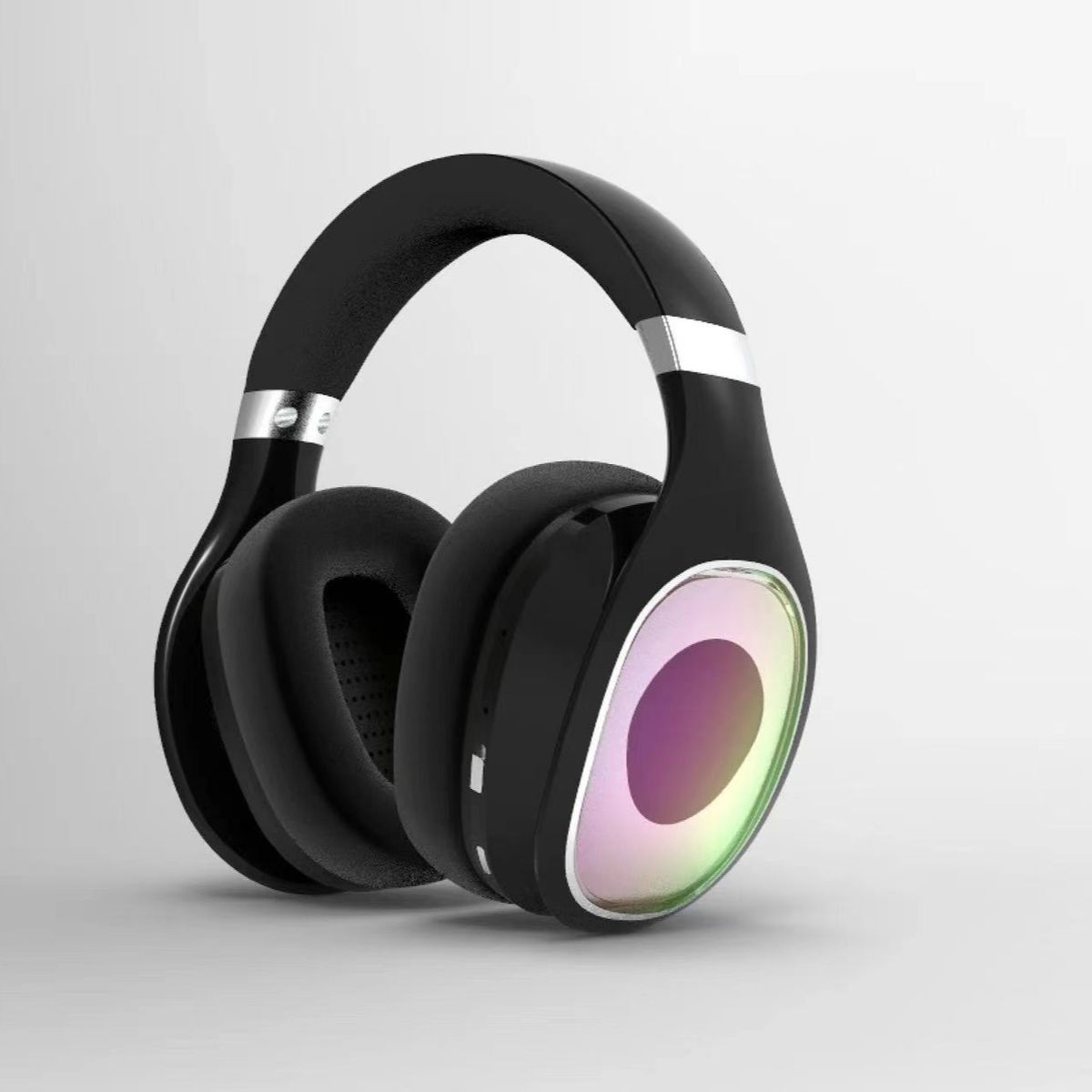 New Head-Mounted Wireless Bluetooth Noise Reduction Long Battery Life Creative Venom Magnetic Fluid Headphones_desvips.com