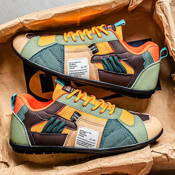 2027 Fashion Sneakers Jogging Shoes Youth/Men Low Top Lace-Up Breathable Non-Slip Wear-Resistant Running Shoes 39-48_desvips.com