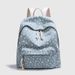 BM small floral backpack canvas backpack casual fashion women's bag_desvips.com