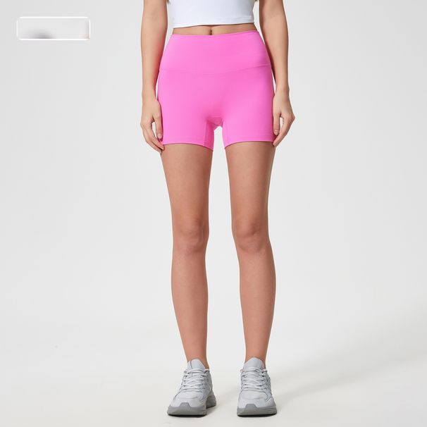 Women’s Clothing New Spring And Summer Nude No T Line Fitness Shorts Elastic Slim Fit Sports Running Yoga Pants Hip Lift_desvips.com