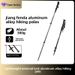 Aluminum Alloy Telescopic Snap Clip Trekking Pole For Men And Women Outdoor Professional Non-Slip Hiking Walking Stick_desvips.com