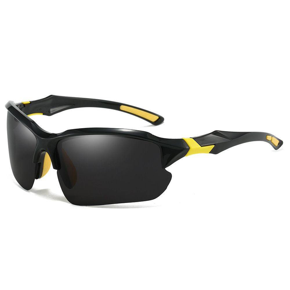 New Outdoor Sports Half-Frame Polarized Sunglasses For Men Cycling Running Fishing Lightweight Goggles_desvips.com