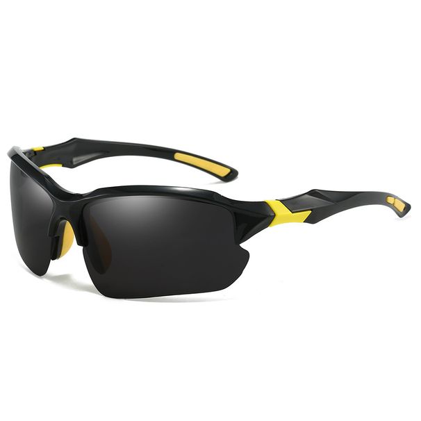 New Outdoor Sports Half-Frame Polarized Sunglasses For Men Cycling Running Fishing Lightweight Goggles_desvips.com