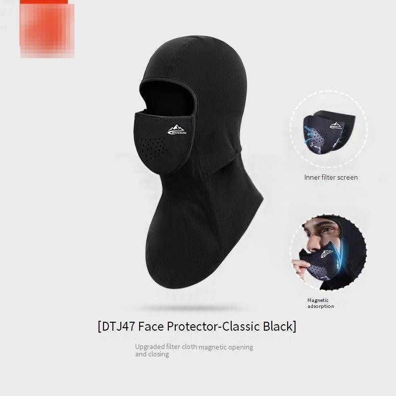 Magnetic Ski Balaclava For Men & Women - Winter Fleece-Lined Windproof Face Mask For Outdoor Sports, Cycling & Cold Weather Protection_desvips.com