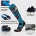 Outdoor Sports Thickened Hiking For Men Women, Towel Bottom Sweat-Absorbing Long Tube Socks, Odor-Resistant And Warm_desvips.com