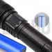 High-power Strong Flashlight 20W Rechargeable Black Mirror Portable Anti-counterfeiting Detection 365nm UV Light_desvips.com