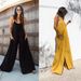 Women's Clothing Sexy V-neck halter loose jumpsuit home casual holiday style jumpsuit woman_desvips.com