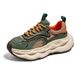 2026 Fashion European Station Sneakers Youth/Men Low Top Lace-Up Thick Sole Non-Slip Wear-Resistant Running Shoes_desvips.com