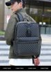 European And American Retro Fashion Backpack, Trendy Plaid Backpack For Men And Women, Popular Cross-border Business Laptop Bag_desvips.com
