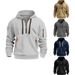 2025 Cross Border Autumn And Winter Men's Casual Multi Zipper Arm Pocket Sweater Pullover Large Size Plus Velvet Hoodie Men_desvips.com