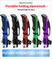 New Light Short Folding Hiking Pole, Aluminum Alloy Retractable Cane, Outdoor Hiking Hiking Equipment Crutch Stick_desvips.com