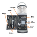 Outdoor Home Camping Light Tool Set Set Hand Lamp Marquee Hardware Tool Set_desvips.com
