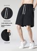 Men's Summer Thin Five-Point Pants Loose Plus Size Ice Silk Sports Shorts_desvips.com