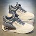 Sneakers With Rotating Buckle Comfy Non Slip Lace Up Durable Shoes For Mens Outdoor Activities_desvips.com