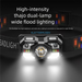 Multifunctional Strong Light LED Headlamp USB Rechargeable Outdoor Night Fishing Hiking Running Long Range Lighting_desvips.com