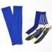 Soccer Grip Set With Thickened Mid Length Anti Slip Adhesive Socks For Leg Protection_desvips.com