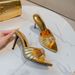 Buckle Metal Rhinestone High Heels Thin Heel Pointed New Open Toe Pleated Patent Leather Sandals For Women Summer 2026_desvips.com