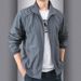 Men's Sun Protection Jacket Summer Thin Ice Silk Breathable Casual Plus Size Coat Outdoor Fishing Quick-Dry Skin Shirt_desvips.com