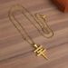 European And American Cross-Border Hot Selling Necklace Stainless Steel Tokio Hotel Pendant Bill Callahan Logo Jewelry_desvips.com