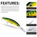 1pcs 17cm 27g Floating Big Minnow Fishing Lure Wobblers Hard Artificial Bait Crankbait Bass Trolling Pike Carp Fishing Tackle_desvips.com